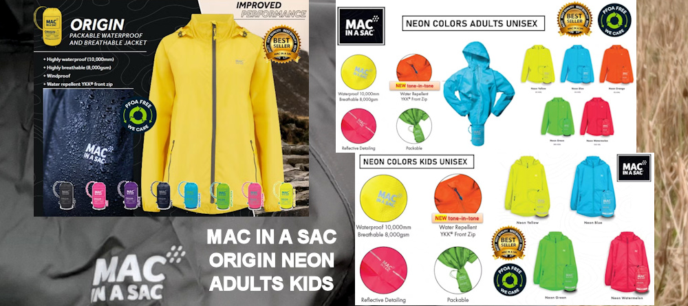 ORIGIN NEON JACKET - ADULTS KIDS - MAC IN A SAC