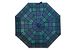 Umbrella 'LED Trek' blue-green checked