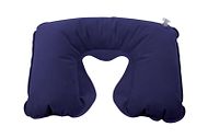 Neck pillow inflatable blue