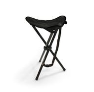 Tripod stool 'Travelchair' black