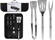 BBQ Grill TOOL SET 3x with cas 