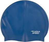 Silicone swimming cap MONO blue