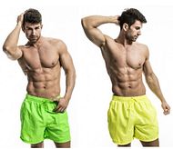 Men's Bermuda shorts neon