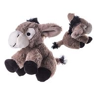 Plush donkey sitting 17 cm 