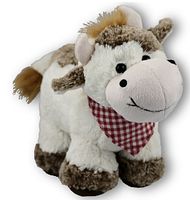 Plush cow standing 22cm 