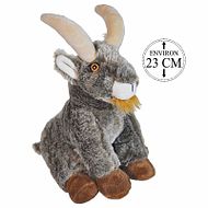 Peluche Capricorne gris/marron 