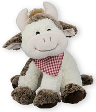 Plush cow sitting 21cm 