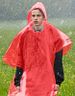 Festival / Emergency poncho red biodegradable