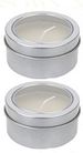 SET OF 2 CANDLE CANS Citronella scent for 8h