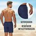 Men's swim shorts  with cord and elastic waistban