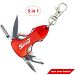 Multitool 5 in 1 + LED light Key Chain