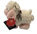 Plush white lamb 12 cm key ring