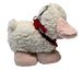 Plush white lamb 12 cm key ring